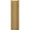 Ekena Millwork 8-in W x 24-in D x 28-in H Funston Slat Rough Cedar Woodgrain TimberThane Outlooker, Primed Tan OUTUR080X24X28FST24RCPR - alternate 2